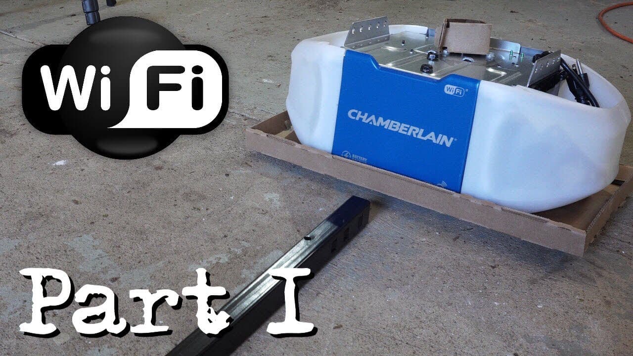 how to install a chamberlain garage door opener video
