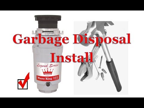 How to INSTALL a Garbage Disposal: Waste King Model L-111 - Hindsight 101