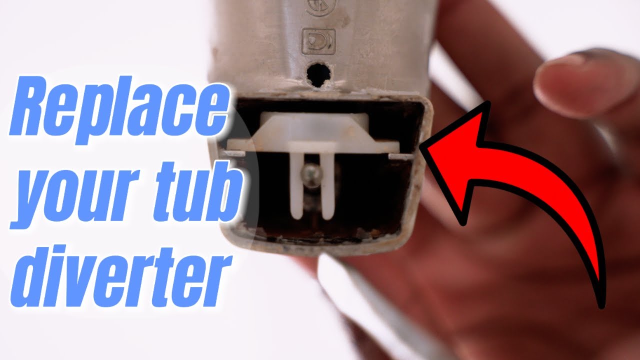 How to Replace a Tub Spout Diverter in under 5 Minutes! StepbyStep